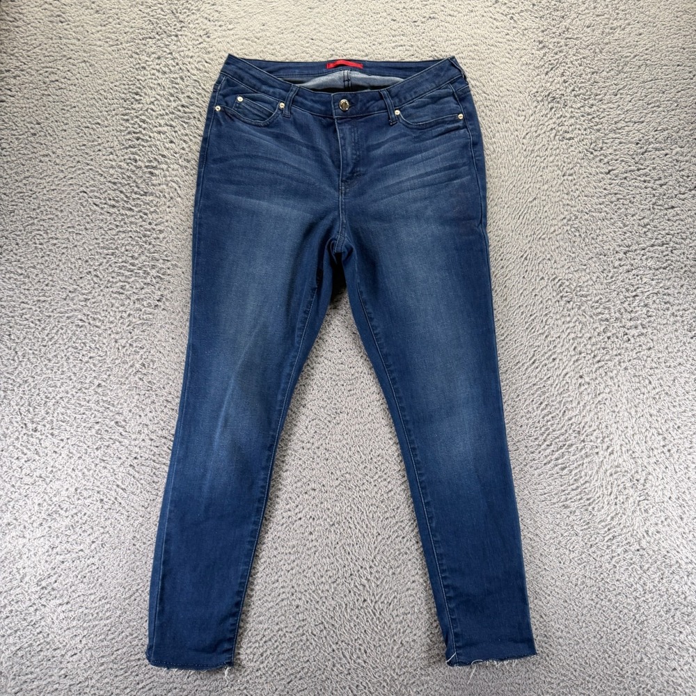Jennifer Lopez Jeans Womens 10 Blue Denim Skinny Ankle Faded Workwear‎ Stretch